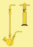 Destilations - Apparatur mit Luftkhler