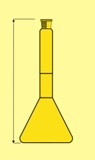 Messkolben Trapezform Klarglas NS 7/16 1ml