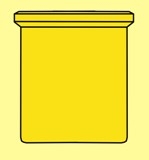 Vorlagebecher ( Glasbecher)