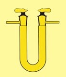 Trockenrohr U - Form Lnge 150 mm